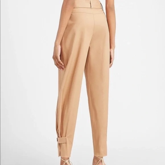 NWT Express High Waisted Belted Utility Ankle Pant Size 0 - Picture 2 of 6